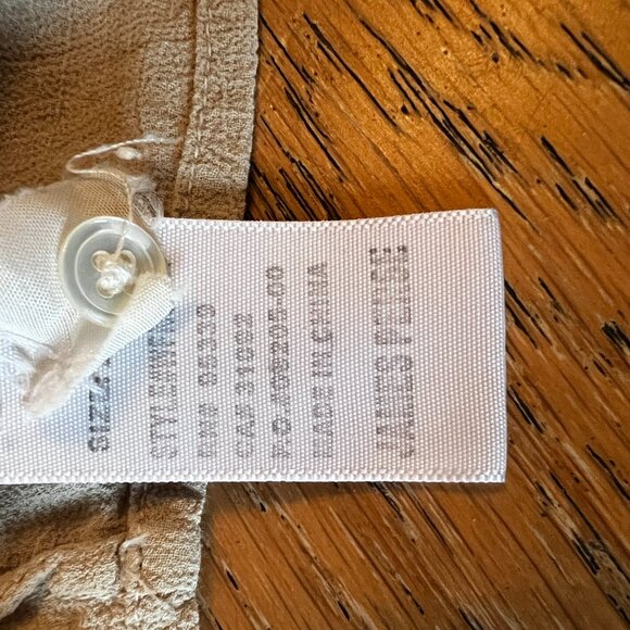 James Perse Button Button Down Blouse Size 2 - Picture 4 of 5